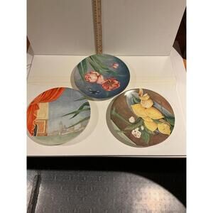 Gien France Garanti Lave Vaisselle 8 7/8" 3 Plates